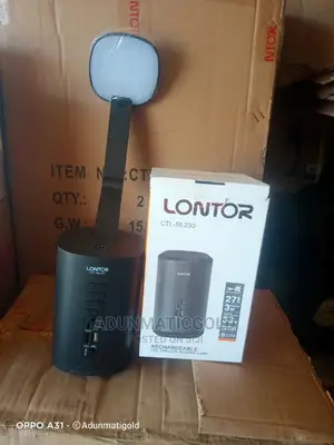 Lontor Rechargable Speaker With Bluetooth And Lamp