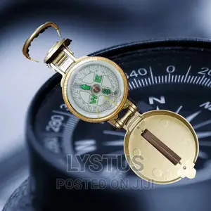 Golden Lensatic Compass