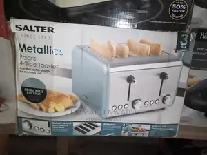 Salter Metalics Polaris 4 Phase Pop-Up Toaster