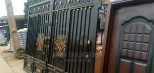 11ft by 8ft Black and Special Design Gate for Sales.