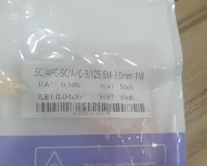 Vis-Link Fiber Patch Cord Single Mode SC/SC APC Duplex, 1M