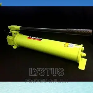 Larzep Single Hydraulic Hand Pump, 2 Stage 700 Bar, 1,200cm3