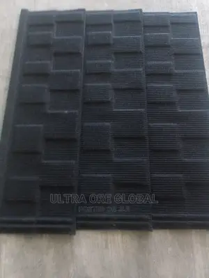 Pure Black Shingle Stone Tiles