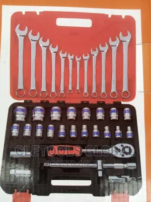 37pics of 1/2" Driver Socket With Spanner Set