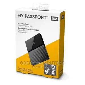 Western Digital WD 1TB My Passport Portable External HD