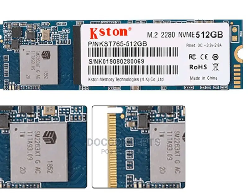 Kston 512 3d Nand Nvme Internal Ssd