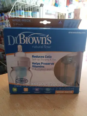 Dr Brown Natural Flow 3 PCS (240mls)