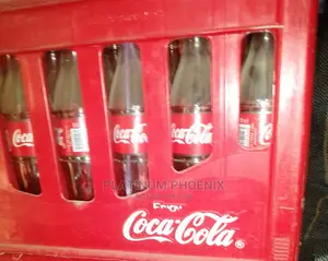 Empty Crate of Coke Bottles
