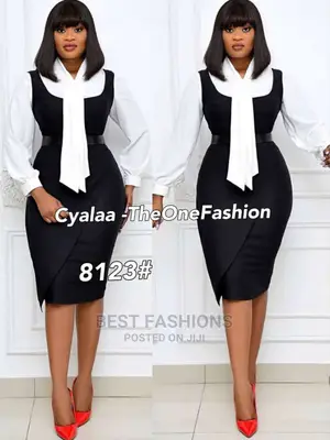 Ladies Formal 2 Piece Black Dress