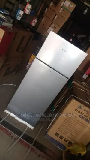 Hisense 205l Double Door Refrigerator (Ref205dr) Silver