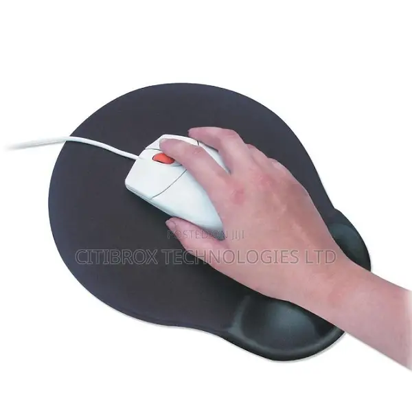 Mouse Pad With Gel Wrist Rest Support