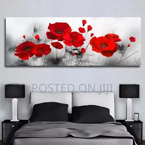 Fashion Flowers Poster Print Wall Art Canvas Painting
