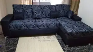 Quality L Shaped Living Room Fabric Sofa Chair.