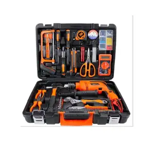 Tools Box Kit Mechanical Set With 13mm Impact Drill