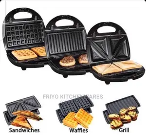 3in1 Waffle, Sandwich and Grill Machine