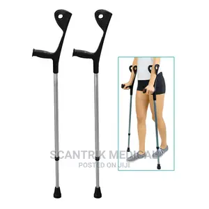 Height-Adjustable Elbow Crutches