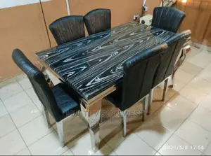 Dinning Table With 6-Chairs