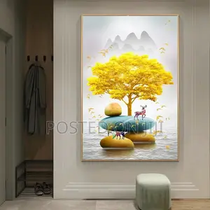 Modern Golden Luxury Art