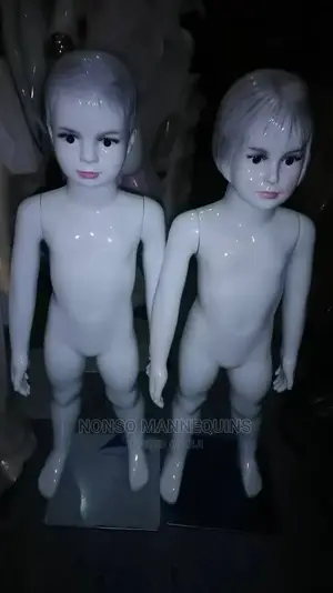 Age 0 To 3 Years Unisex Kids Glossy White Mannequin
