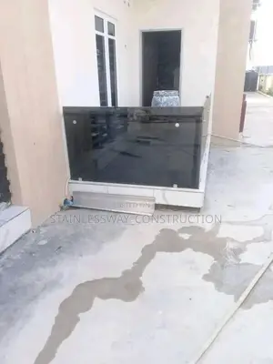 Frameless Dark Grey Glass