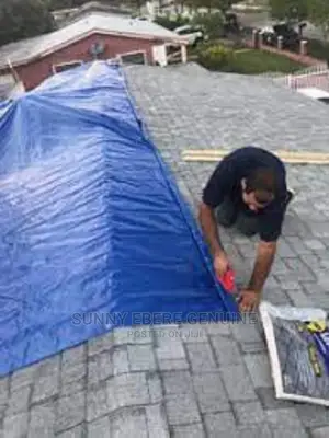 PVC Tarps Heavy-Duty Protection for Leaky Leaking Roofs And
