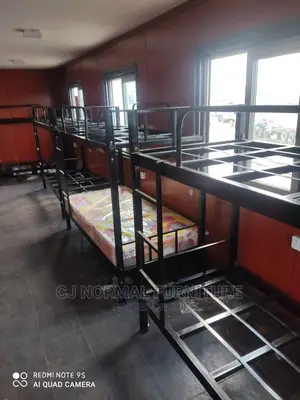 Durable Metal Double Bunk Bed for Adults 3by6ft Size