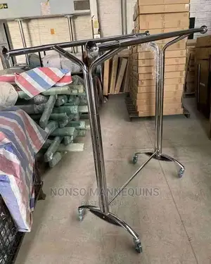 Double Thick Metal Clothes Rack