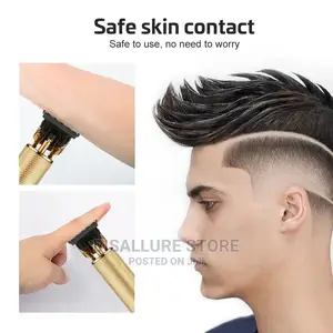 Rechargeable Hair Trimmer and Clipper Gold Plated