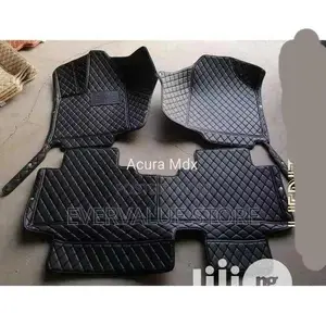 Acura MDX Black Tiles Customised Car Floor Mat