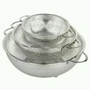 3pcs Stainless Steel Collander Bowl 22.5cm, 25.5cm, 28.5cm