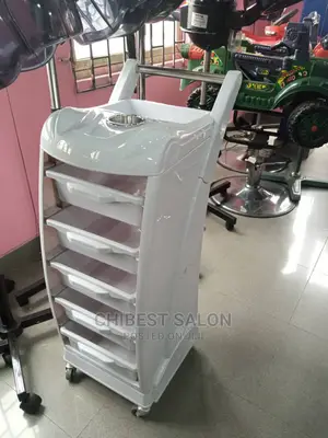 White Salon Trolley