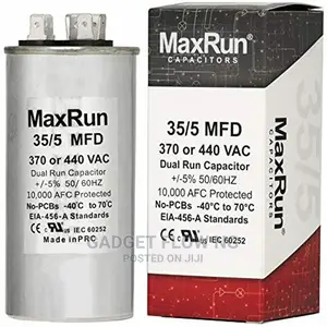 MAXRUN 35+5 MFD Uf 370 or 440 Volt VAC