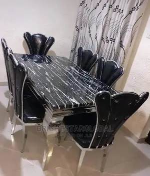 Dinning Table Set (High Quality) Butterfly Back