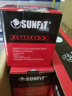 Sunfit Battery 12v 5ah for Rechargeable Fan