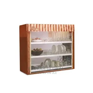 Qasa New Dish Cabinet - Multicolour -QDR-375C