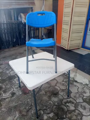 Square Folding Tables and Chairs