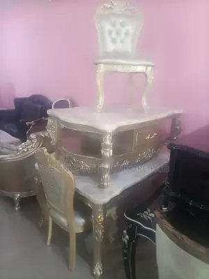 Italian Royal Marble Dinning Tables With 6 Chairs