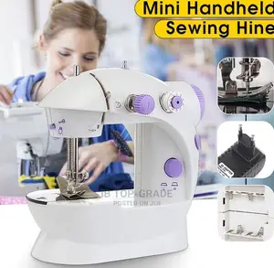 Portable Led Light Led Double Speed Automatic Sewing Machine