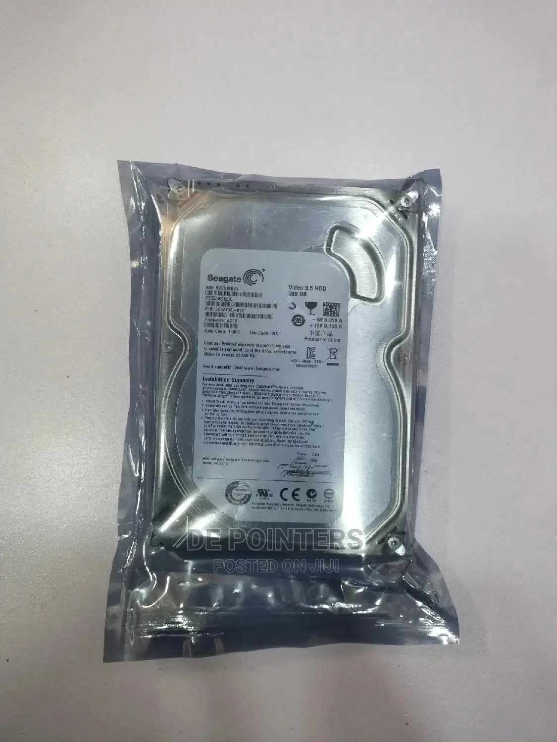 Desktop Internal Sata Hard Drive 500gb