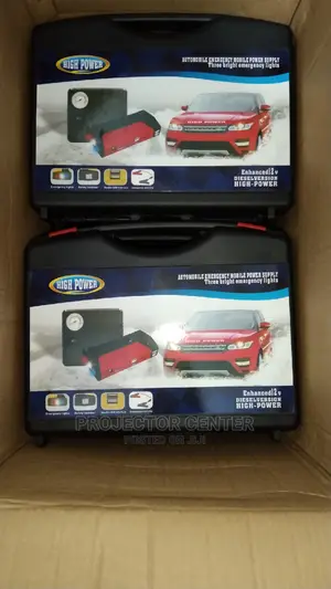 Automobile High Power Jump Starter With Tyre Inflator