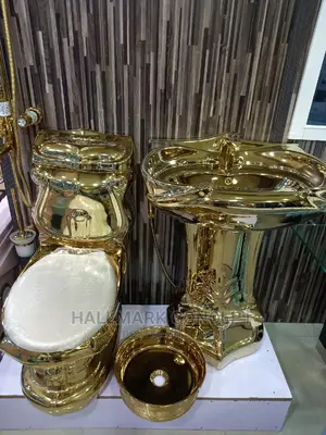 All Gold Water Closets.