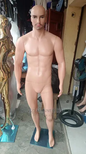 Bald Head Huge Male Plastic Mannequin