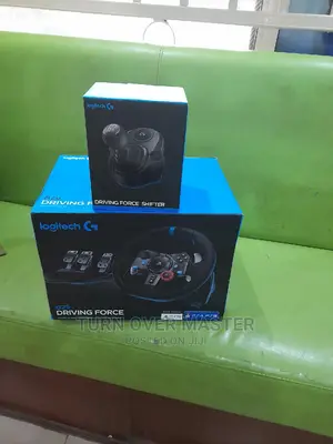 Logitech G29 Driving Force Racing Wheel and the Gear Shifter