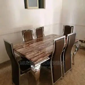 Marble Dinning Table +6chairs