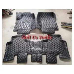 Toyota Prado Black Tiles Customised Floor Mat