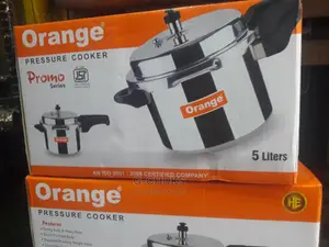 Orange Pressure Pot Cooker - 5litres