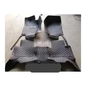 Mercedes Benz Ml350 Black/Red Tiles Customised Floor Mat