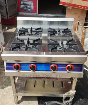 4 Burners Commercial Gas Cooker