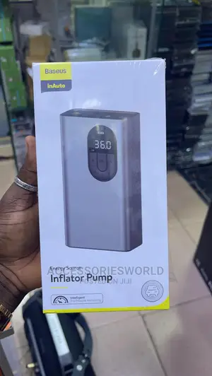 Baseus Car Tire Air Pump Compressor Inflator LED Lamp