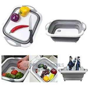 Chopping Board With Bowl Drainer